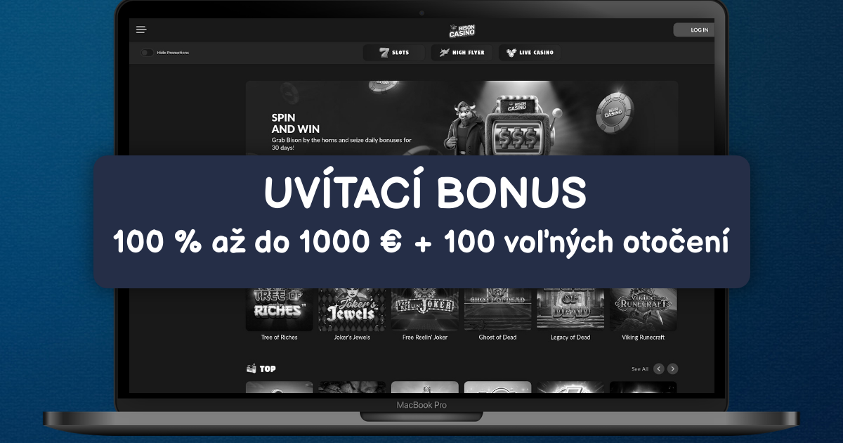 Bison Casino welcome bonus